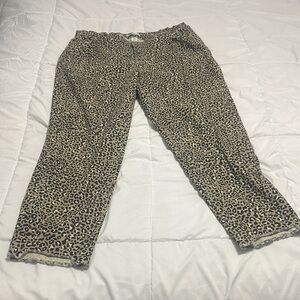 Leopard Print Jeans